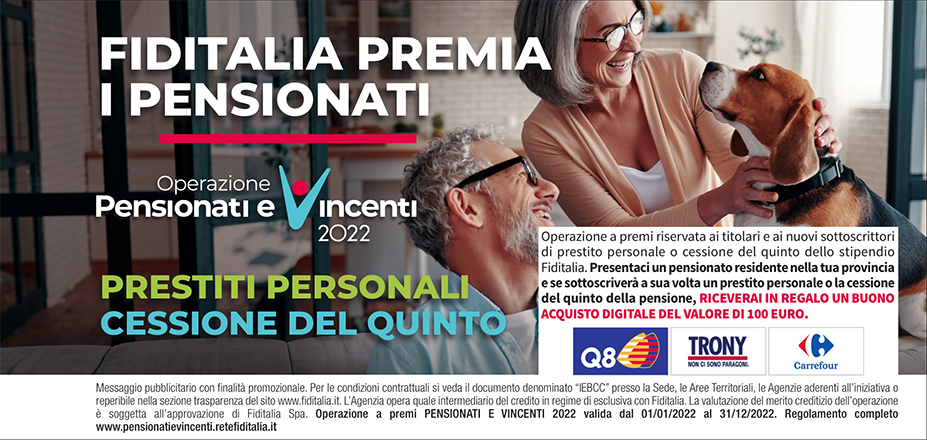 Agenzia Uniservice Global Srl Fiditalia | Lecco, Bergamo, Treviglio | Banner PensionatiEVincenti