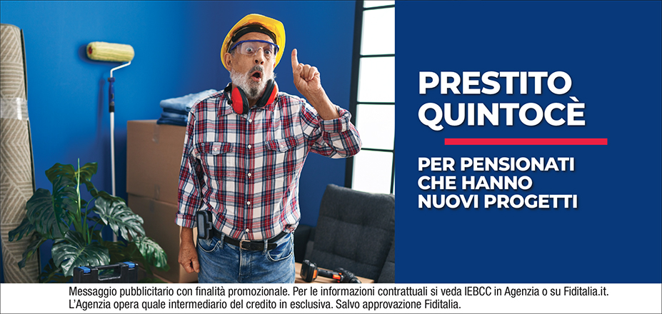 Agenzia Uniservice Global Srl Fiditalia | Lecco, Bergamo, Treviglio, Cernusco sul Naviglio | Cessione del Quinto Quintocè - Un consulente dedicato per i progetti di dipendenti e pensionati. Messaggio pubblicitario con finalità promozionale. Per le informazioni contrattuali si veda IEBCC in Agenzia o su Fiditalia. it. L’Agenzia opera quale intermediario del credito in esclusiva. Salvo approvazione Fiditalia.