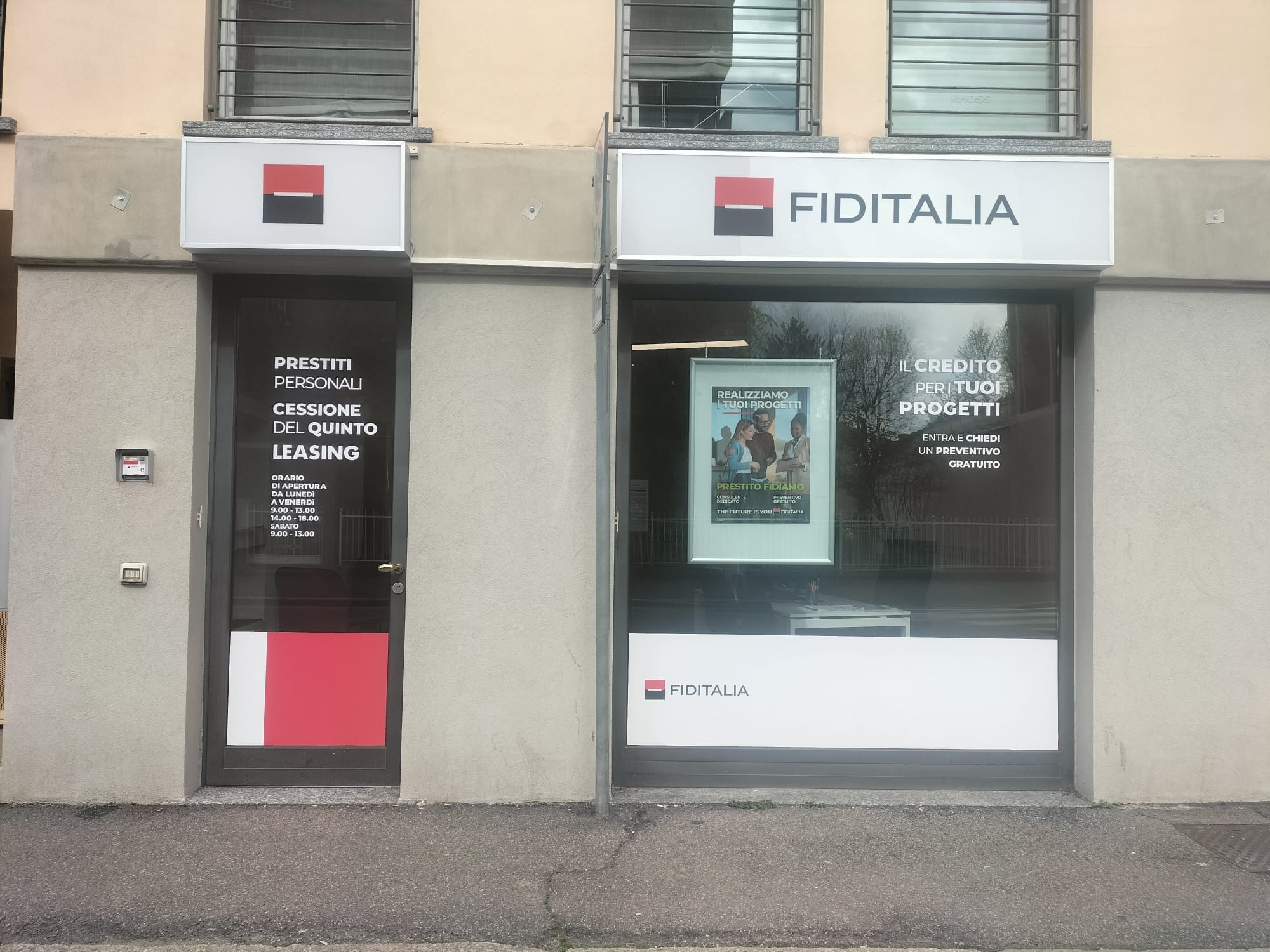 Sede Agenzia Uniservice Global Srl (sede di Treviglio) Punto Credito Fiditalia